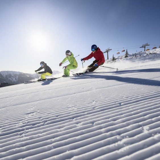 Skifahrer in Ski amadé © Flachau Tourismus